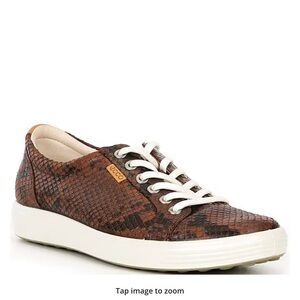 Ecco Mink/Black/Coffee Low-Top Sneaker